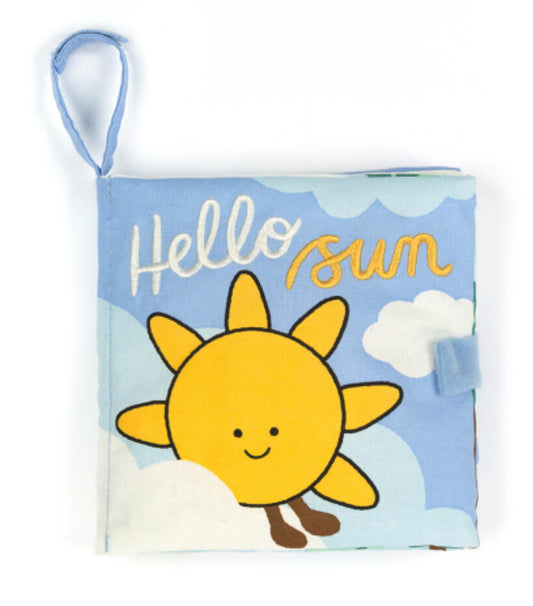 Jellycat Baby Hello Sun Fabric Book (NEW & RECYCLED FIBERS)