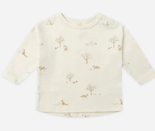FOX LAND LONG SLEEVE TEE + DRAWSTRING PANT