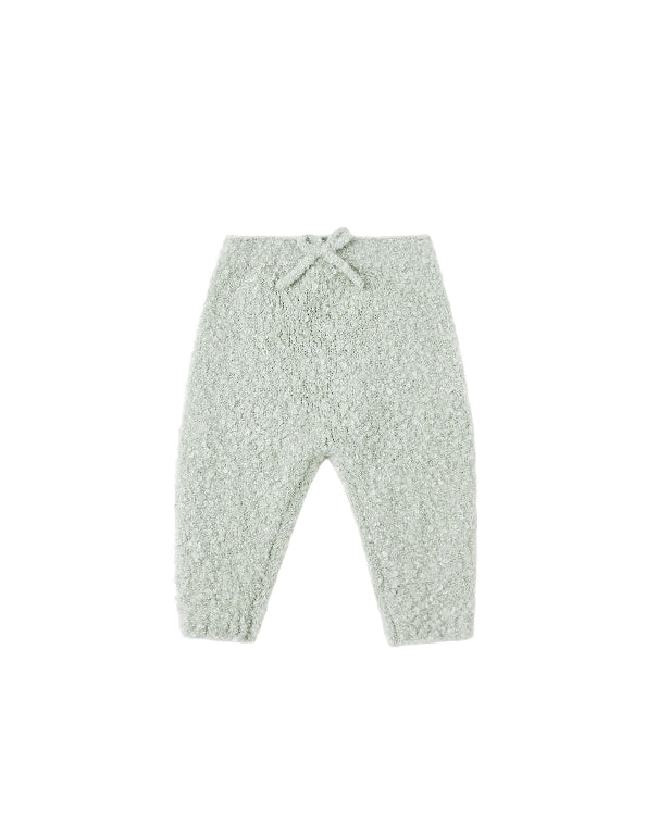 PISTACHIO BOUCLE KNIT PANT