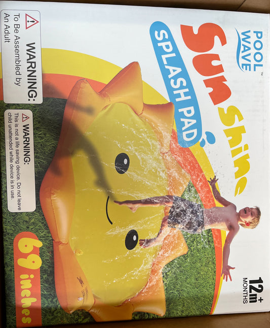 Sunshine Water Sprinkler Play Mat -69”