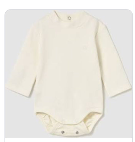 Mayoral - mock turtleneck bodysuit IVORY