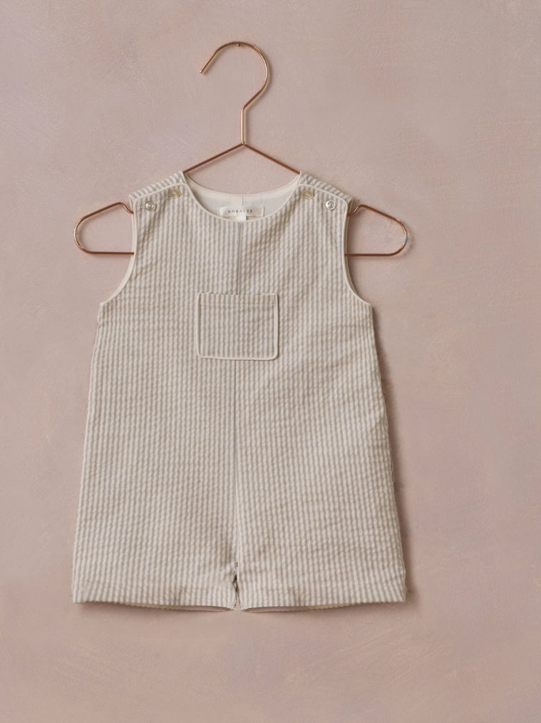 Georgie Romper | Sage Stripe