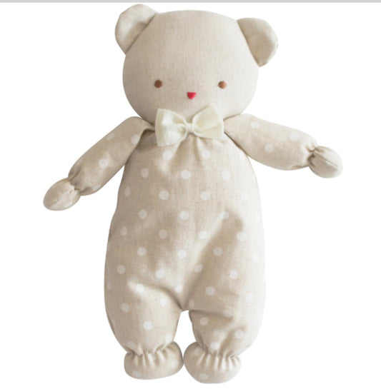 Baby Ted White Linen Spot