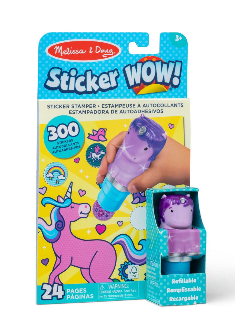 Sticker WOW! Activity Pad & Sticker Stamper - Purple Unicorn
