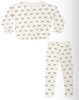 SPONGEY KNIT SET EVERGREEN BOWS