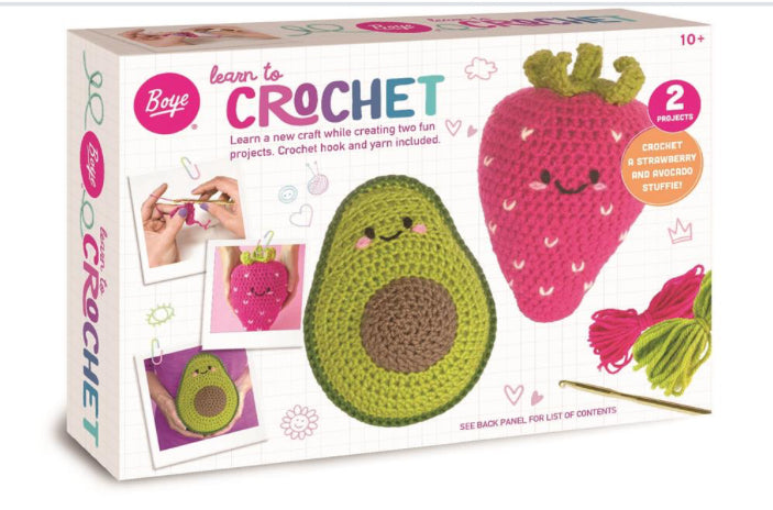 Crochet Kit - Strawberry & Avocado Stuffies