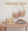Rattan Casa Clutch - Straw