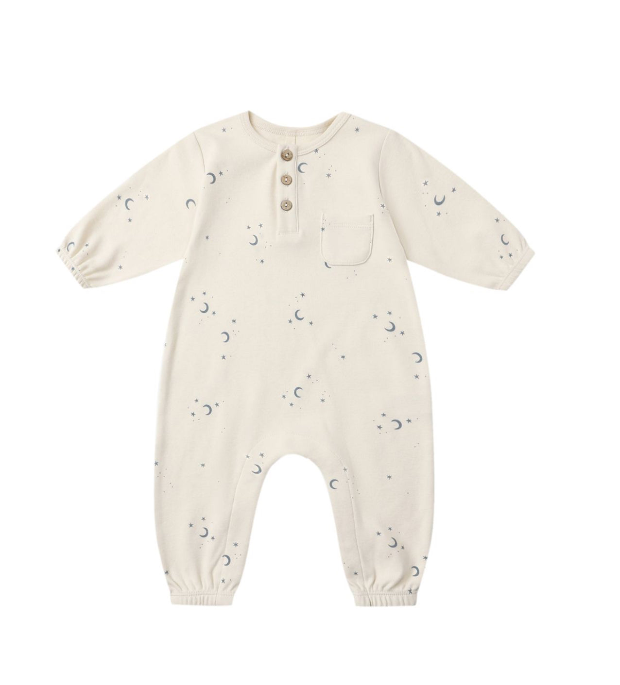 MOONS LONG SLEEVE POCKET JUMPSUIT