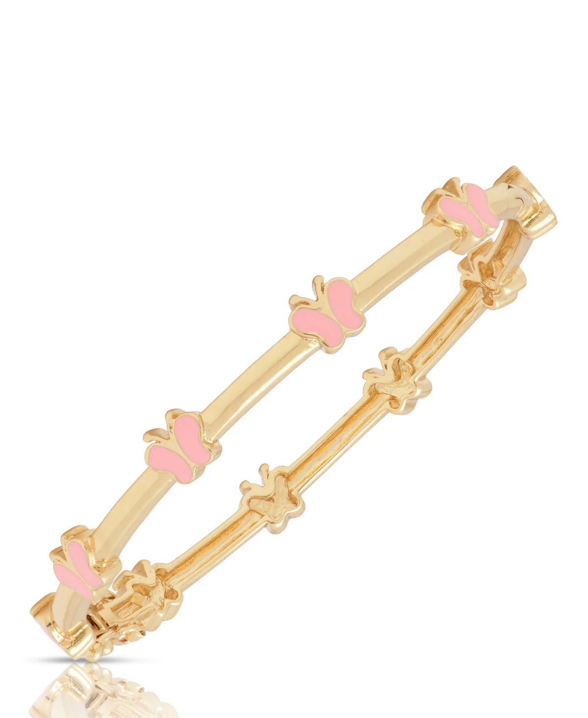 Butterfly Station Bangle- Pink