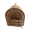 Dog Cage Wicker with eggshell cushion