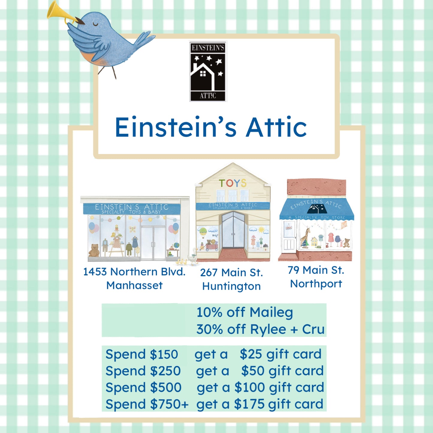 Einstein’s Attic Holiday Gift Card Giveaway