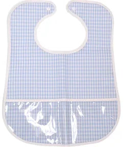 TSA CLEAN UP BIB GINGHAM MIST