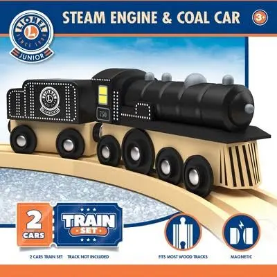 Lionel Steam Engine & Coal Car Toy Train Set