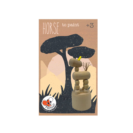 Wooden Push-Up Horse To Paint