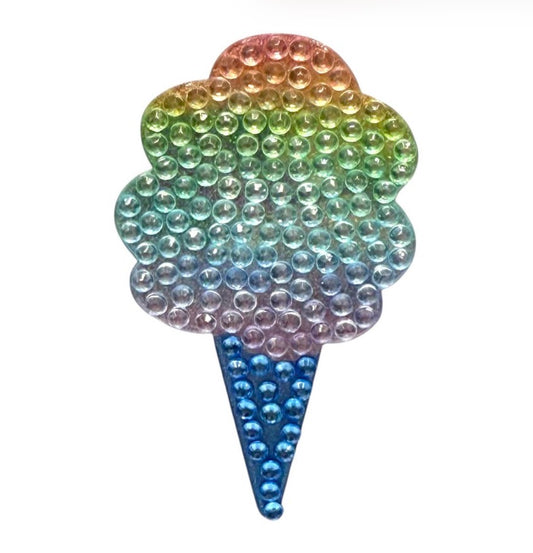 Rainbow Cotton Candy Stickerbean Sticker