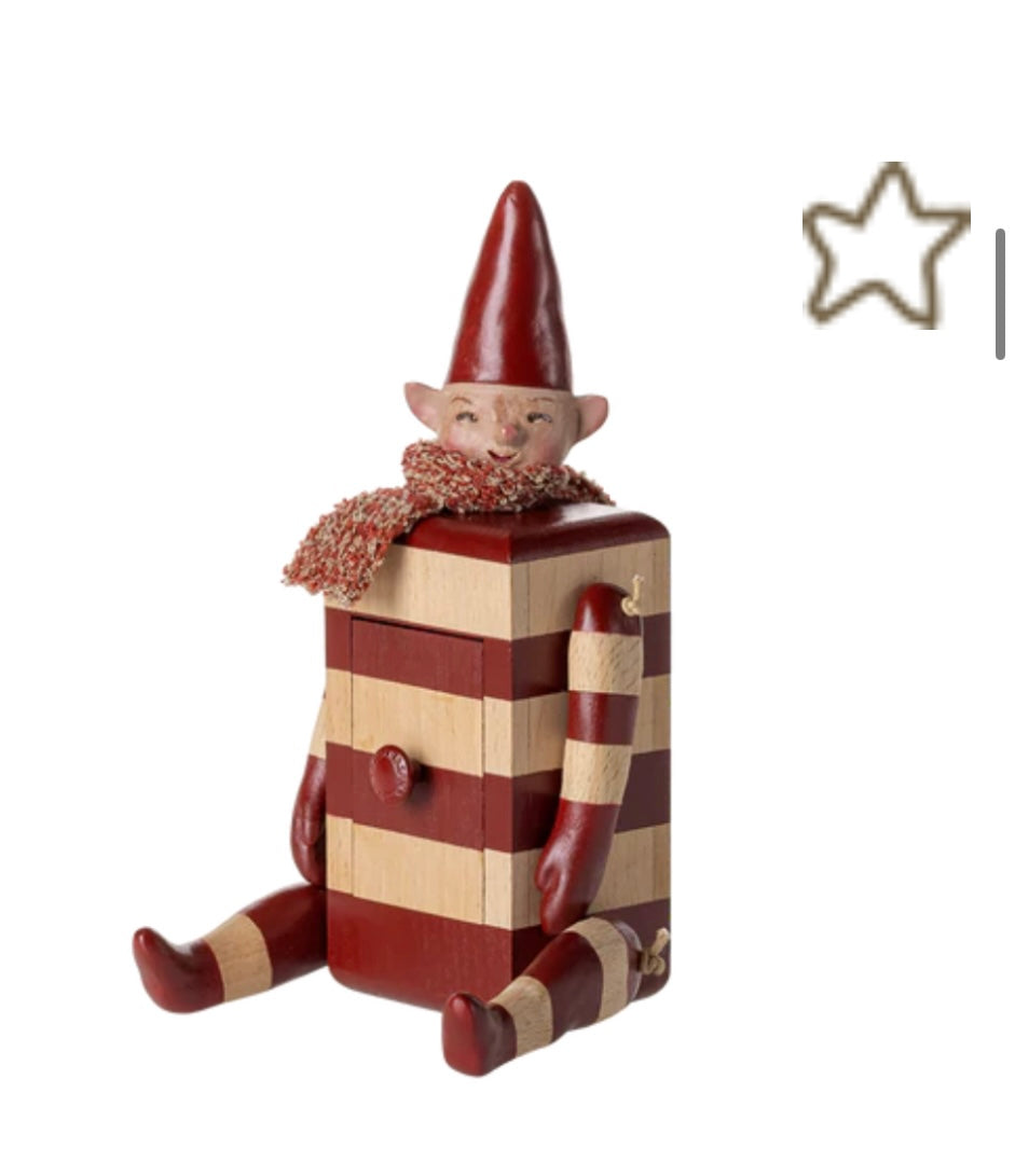 Elf with drawer - Red