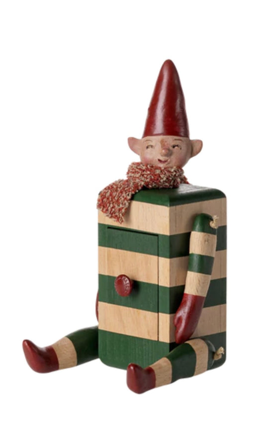 Elf with drawer - Green