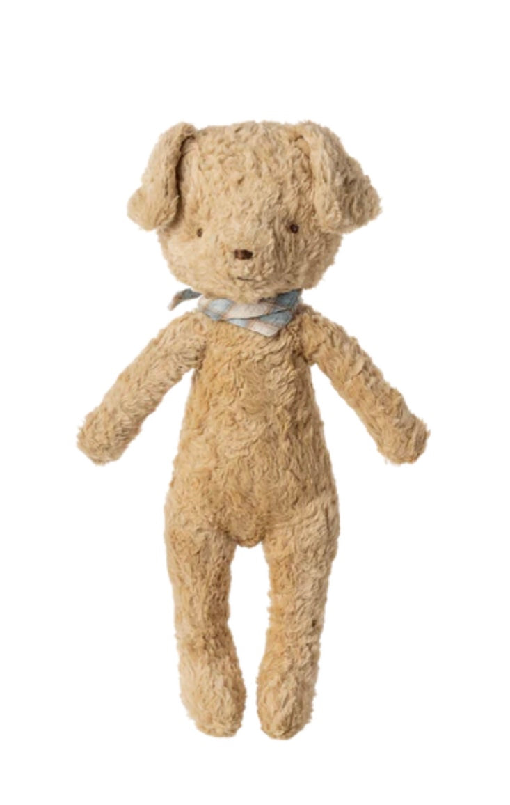 Dog, Vintage plush - Soft sand