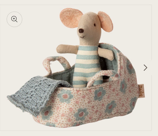 Carry cot, Baby mouse - Blue