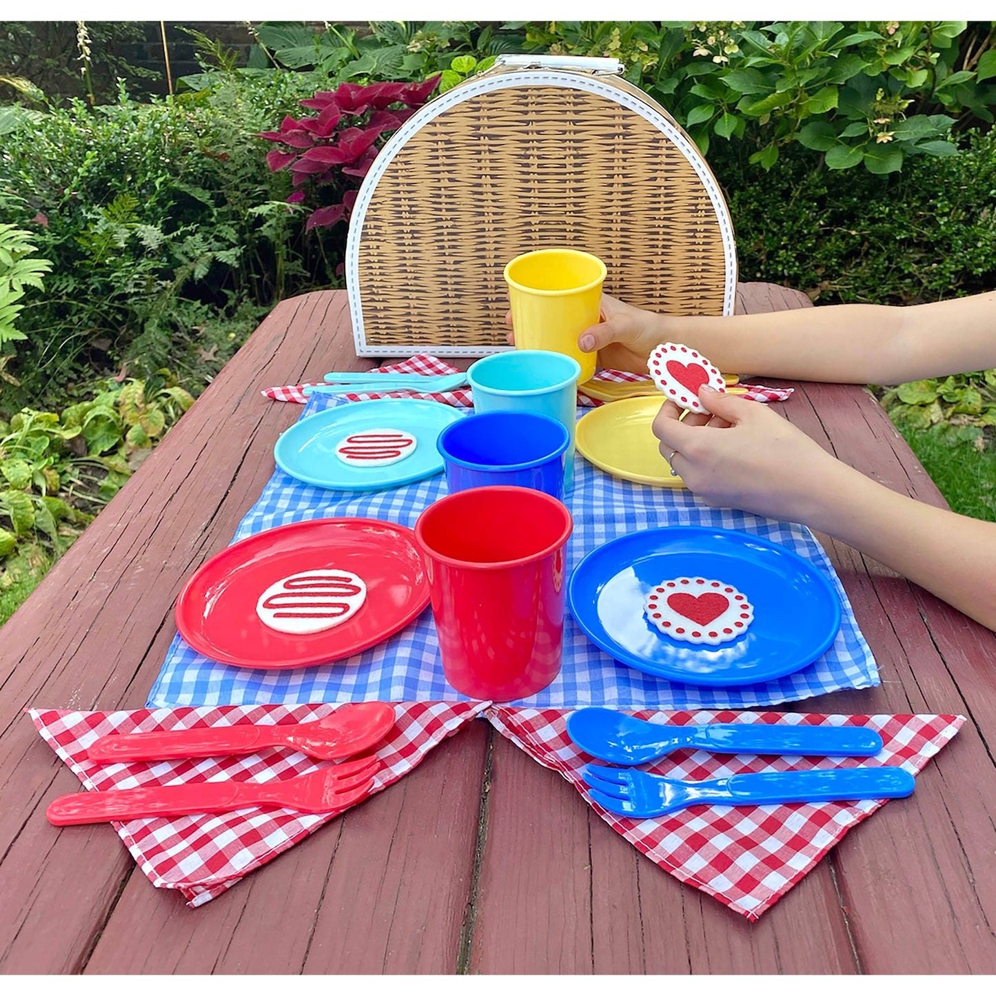 Deluxe Picnic Set 25 Pieces in Carry Case-Primary