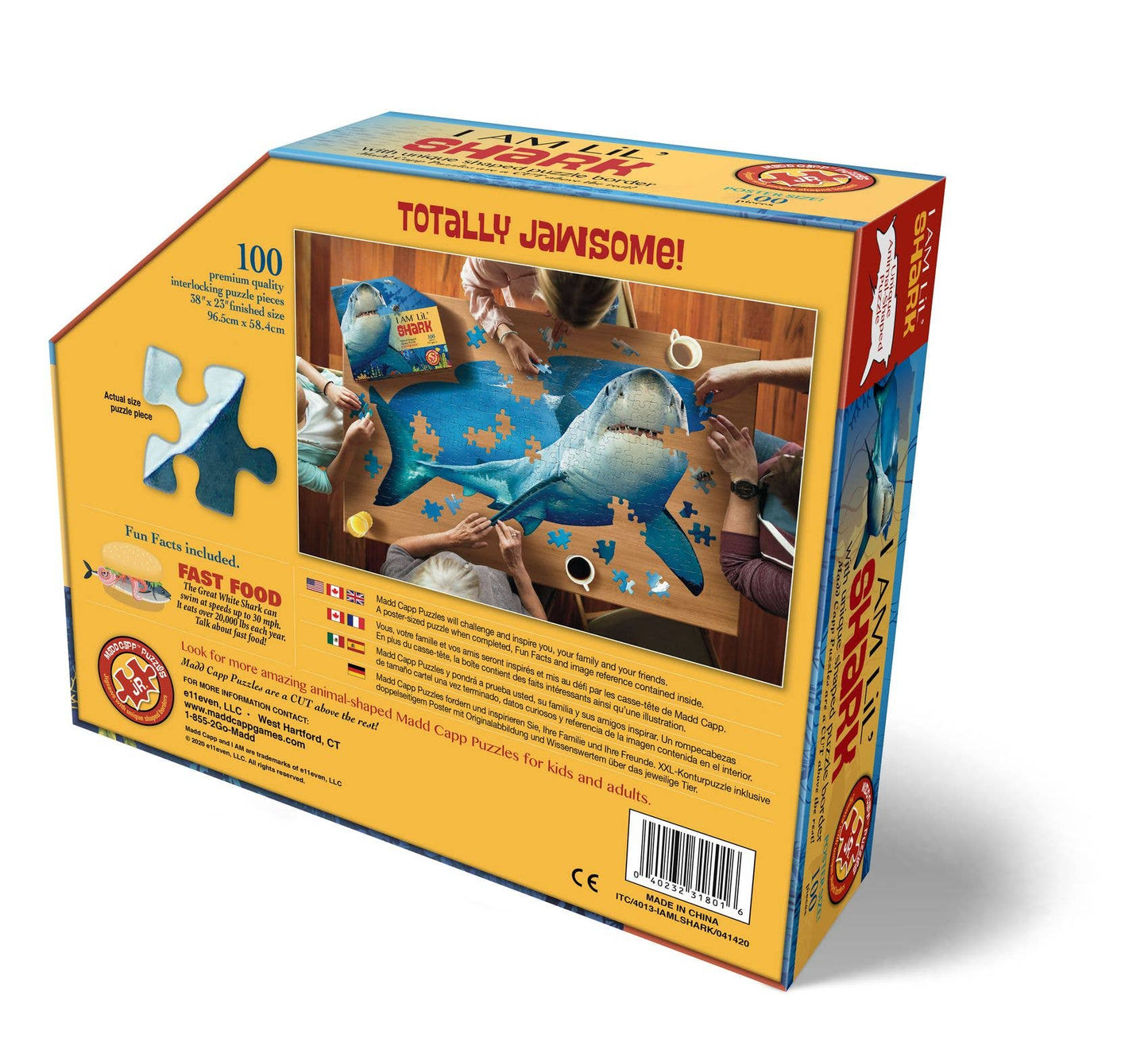 I AM Lil' Shark 100 piece jigsaw puzzle - gift
