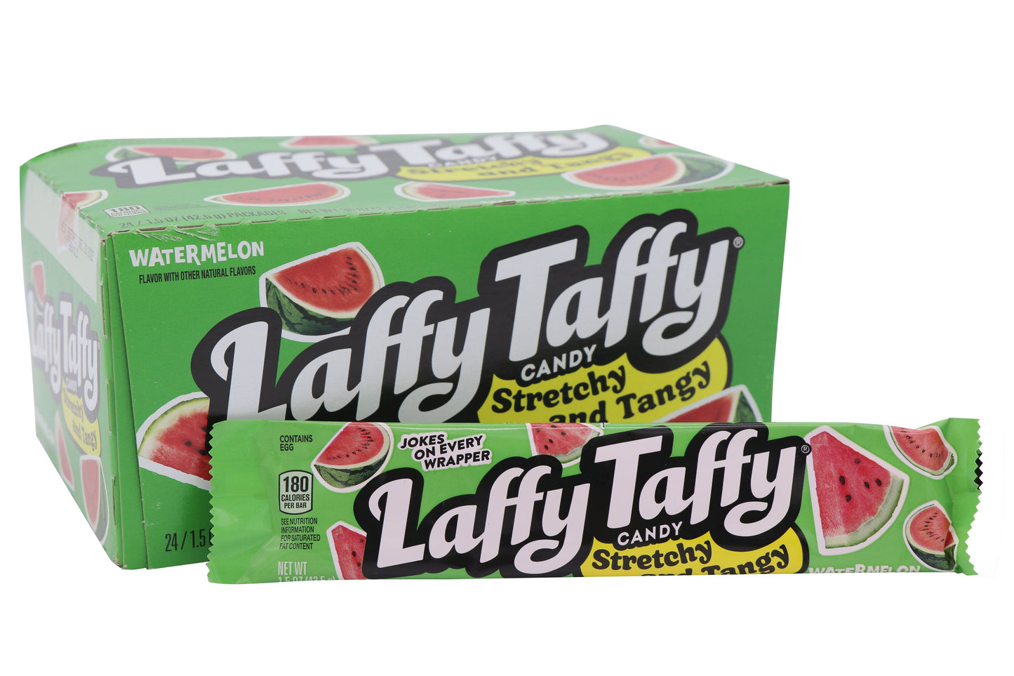 Laffy Taffy Candy 1.5oz Bar, Watermelon,