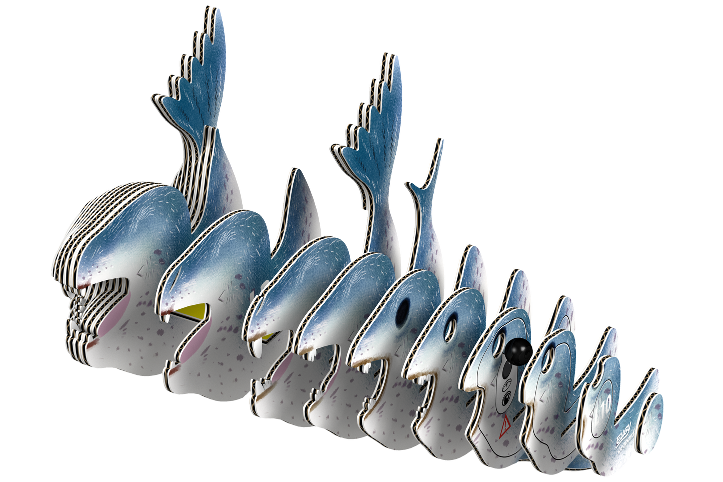 EUGY Leopard Seal 3D Puzzle