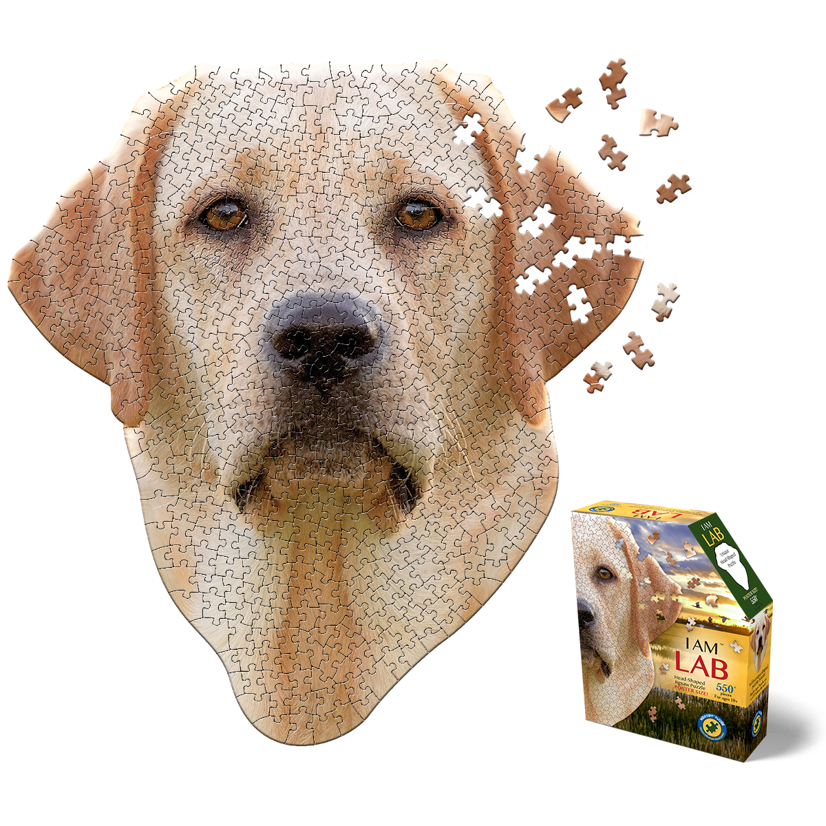 I AM LAB 550 piece puzzle gift