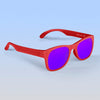 Red Sunglasses: Baby (Ages 0-2) / Grey Polarized Lens