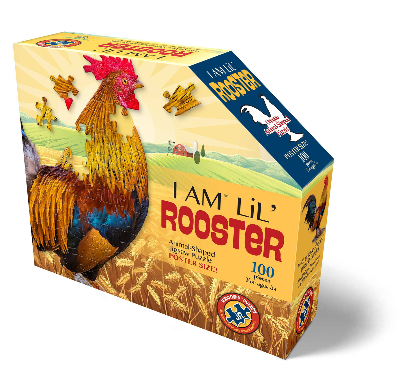 I AM Lil' Rooster 100 piece jigsaw puzzle - gift