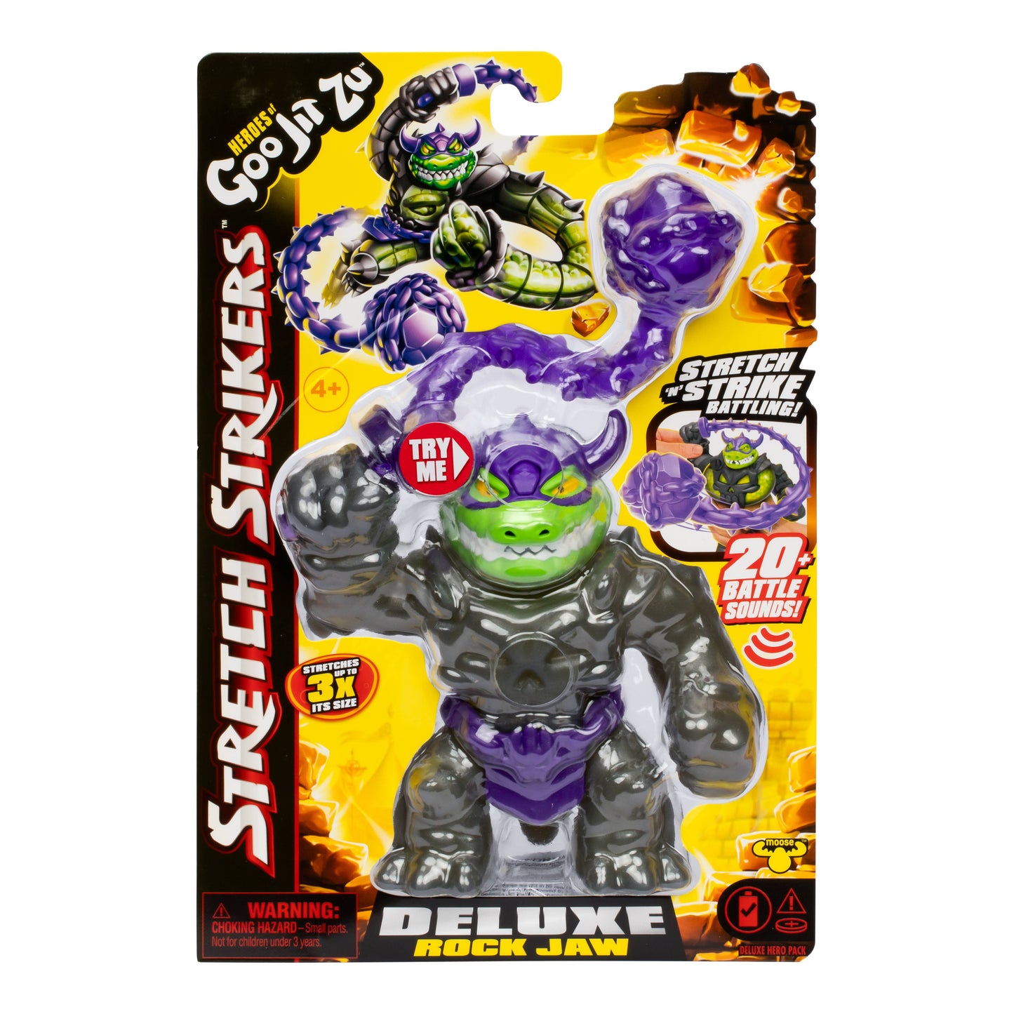 Moose Toys Heros of Goo Jit Zu Stretch Strikers Deluxe Hero