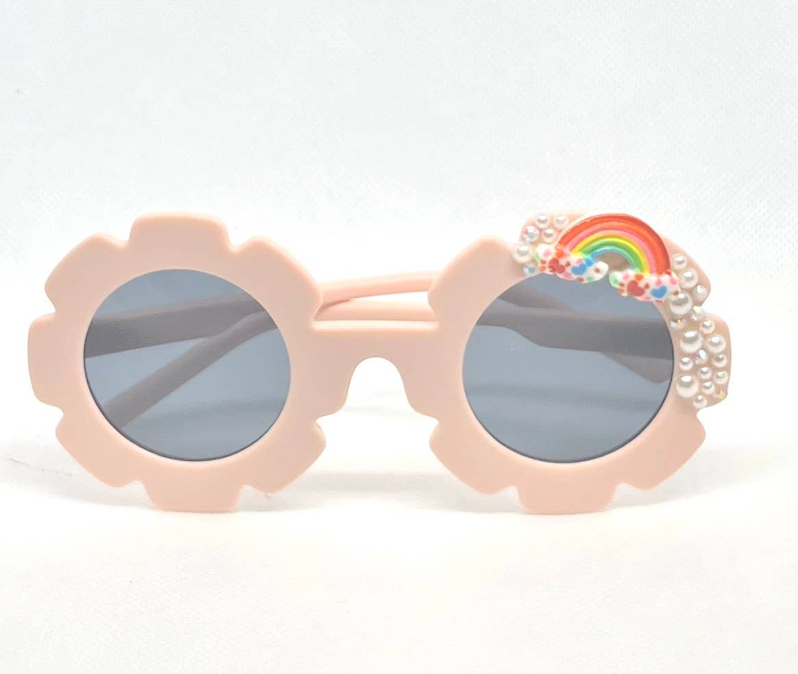 Over the Rainbow Sunglasses: Pale pink