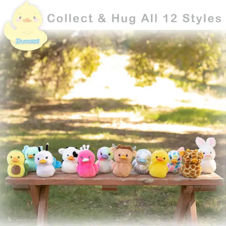 World's Softest Plush - 7" Sparkles Plush Duckee Highlandee
