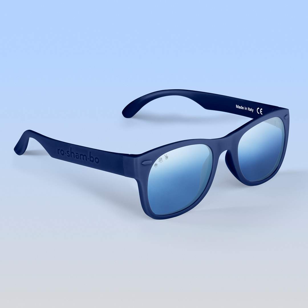 Navy Sunglasses: Baby (Ages 0-2) / Grey Polarized Lens