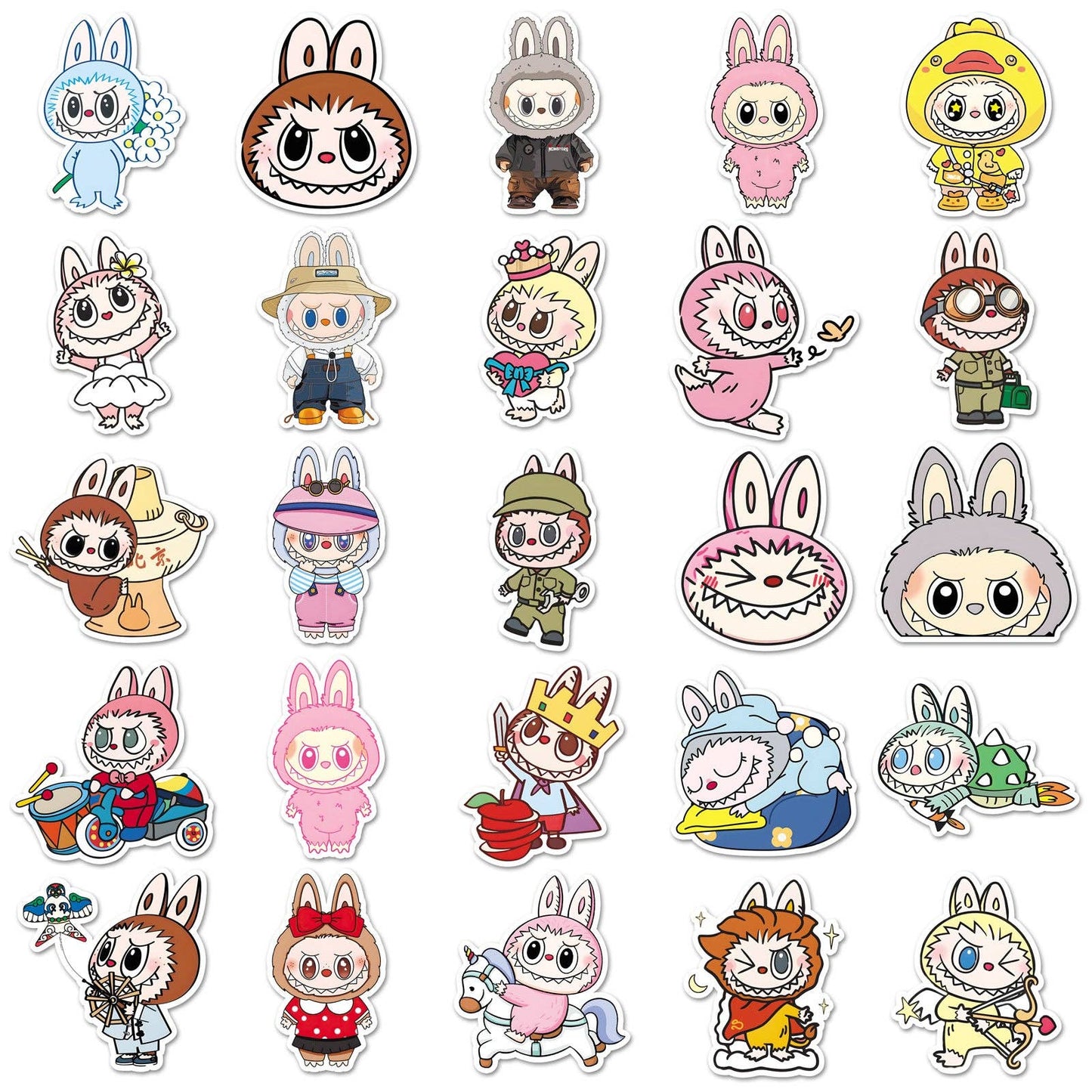 Labubu cute deco sticker