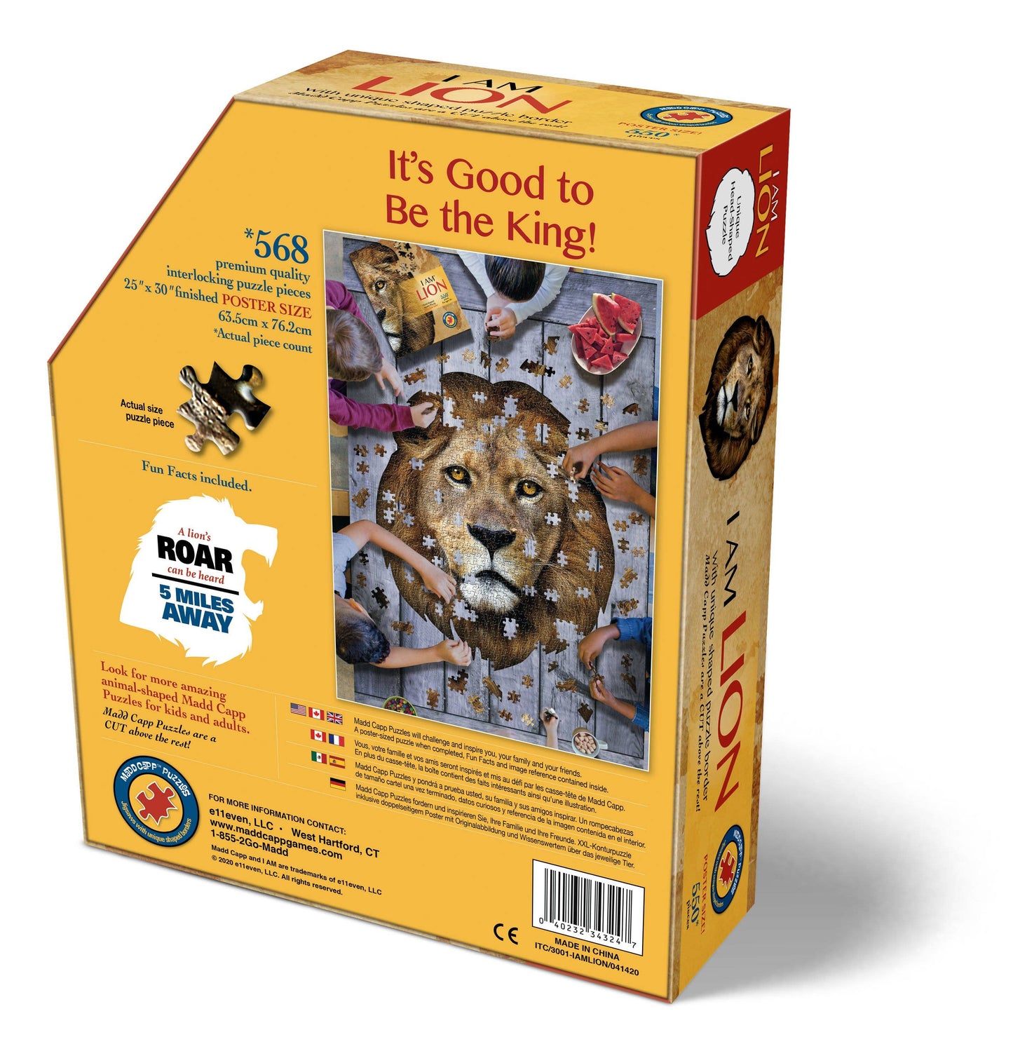 I AM Lion 550 piece jigsaw puzzle - gift