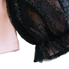 Contrast Mesh Bow & Slv Top: PINK /