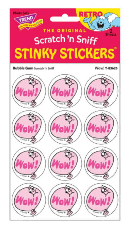 Retro Stinky Stickers - Original Scratch & Sniff Stickers