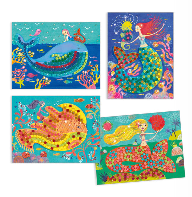 Sticker and Jewel Mosaic Craft Kit A Mermaid’s Song