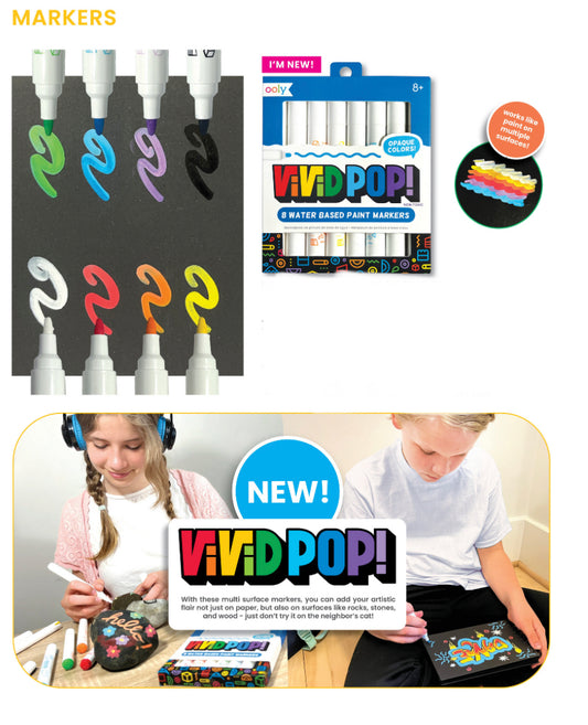 Vivid Pop Paint Markers
