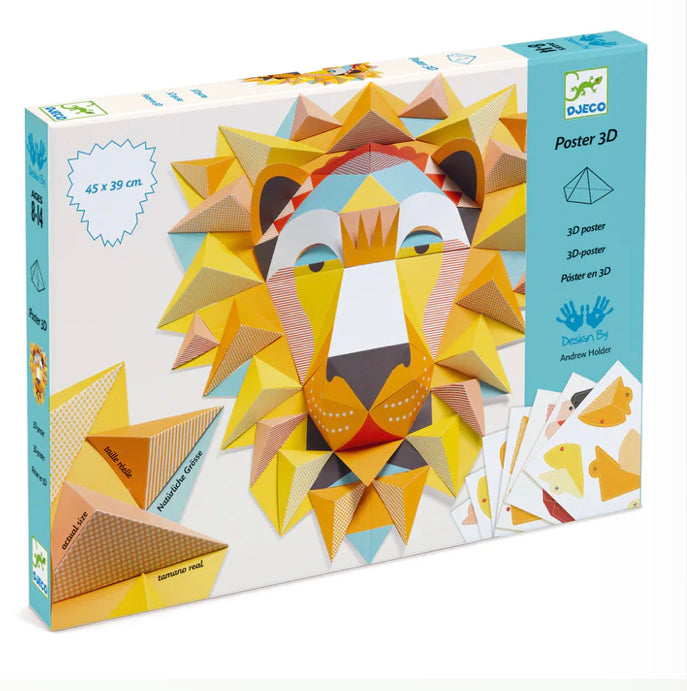The King 3D Poster Paper Creation Activity