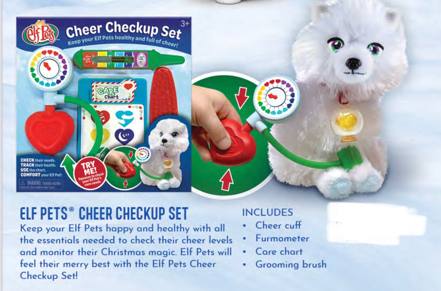 Elf Pet Cheer Checkup Set