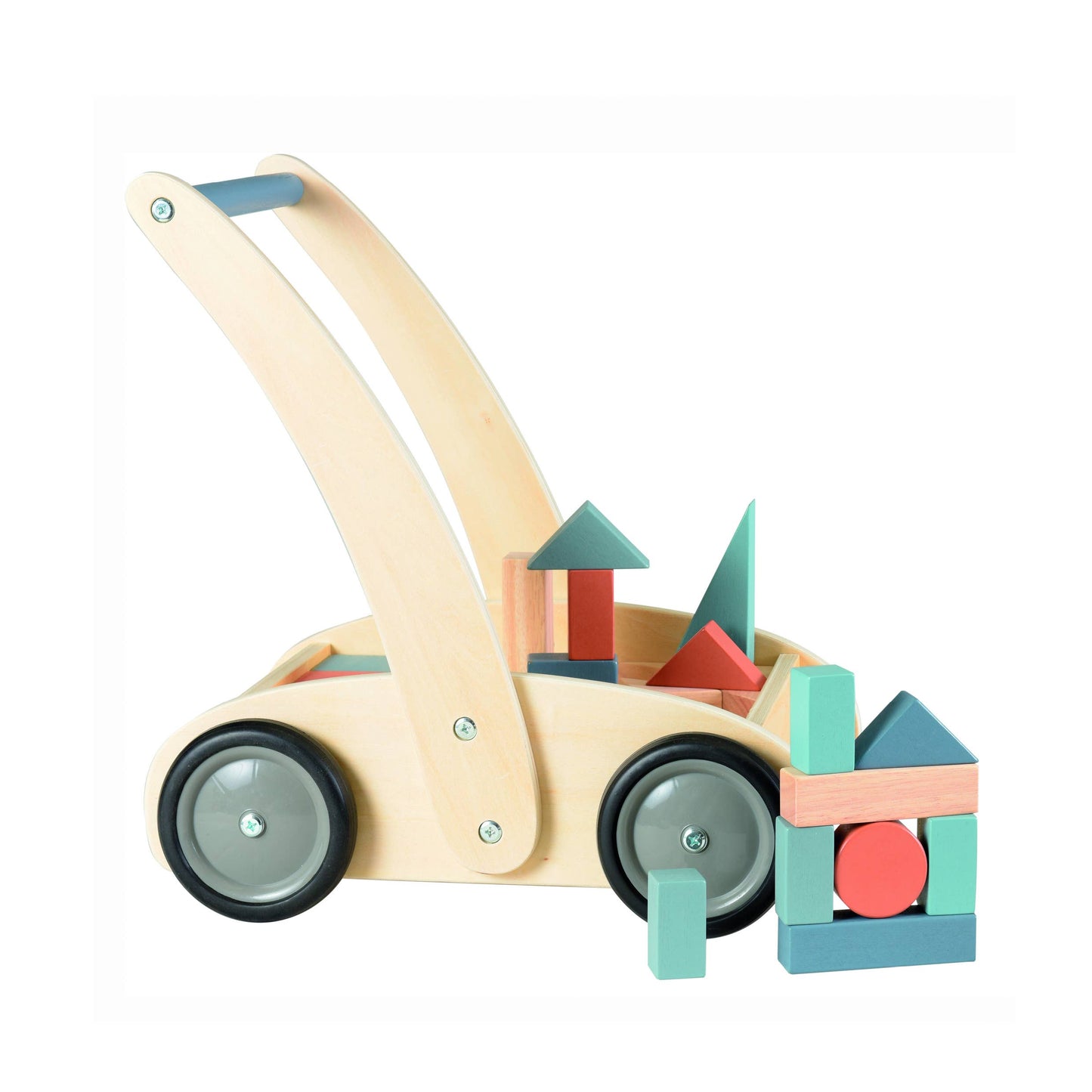 Push Along Truck with Wooden Blocks