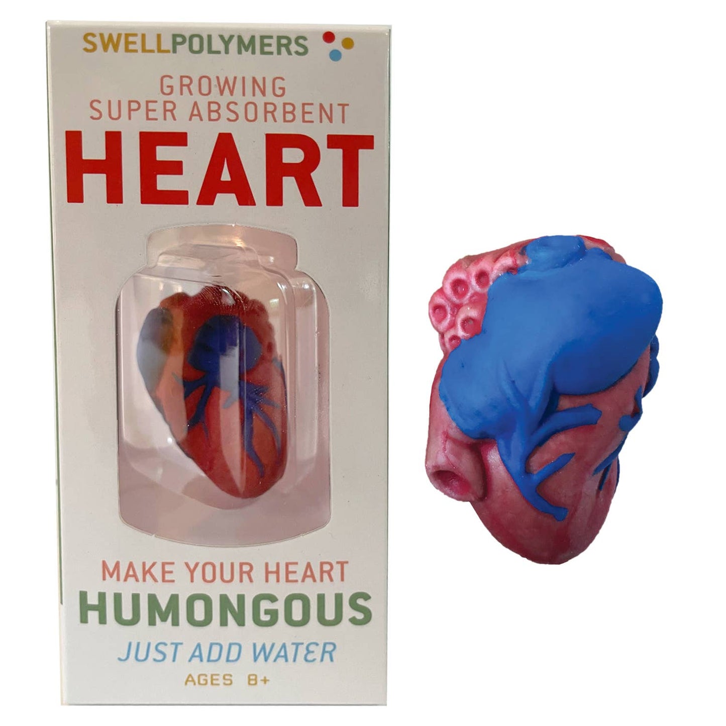 Extra Large Swell Polymer Heart - Einstein's Attic