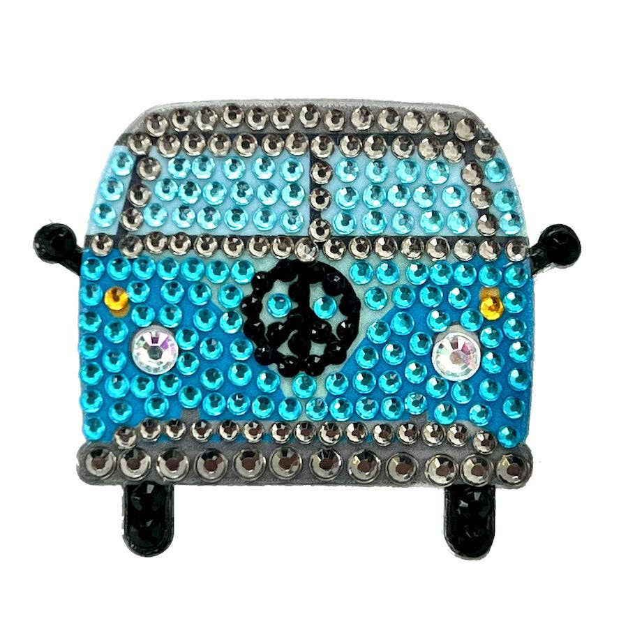 StickerBeans Blue Hippie Van
