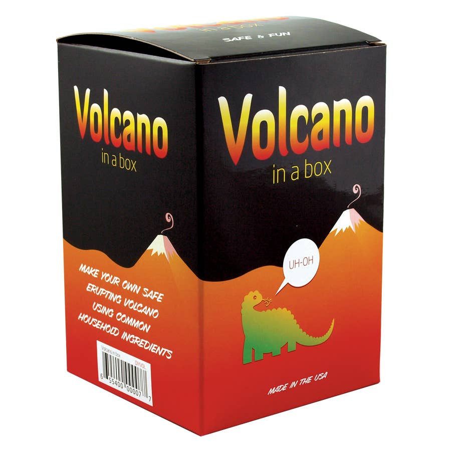 DIY VOLCANO IN A BOX - Einstein's Attic