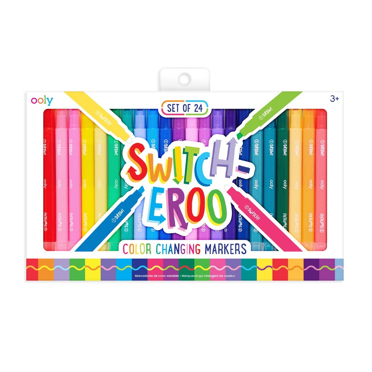 Switch-eroo! Color-Changing Markers - Set of 24 - Einstein's Attic