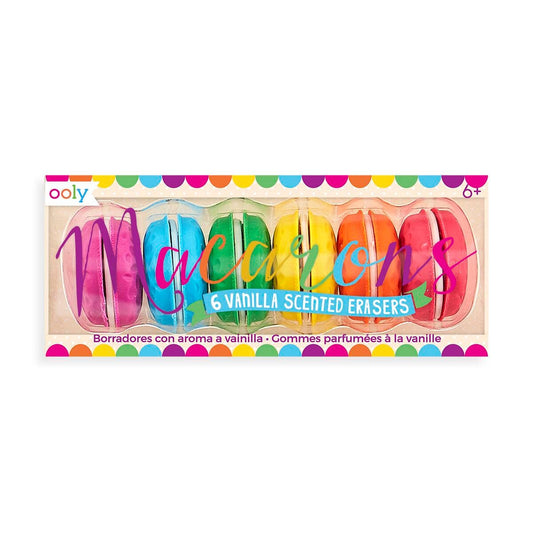 Erasers -Macaron Scented - Set of 6 - Einstein's Attic