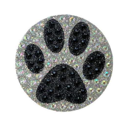 StickerBeans Black Paw Print