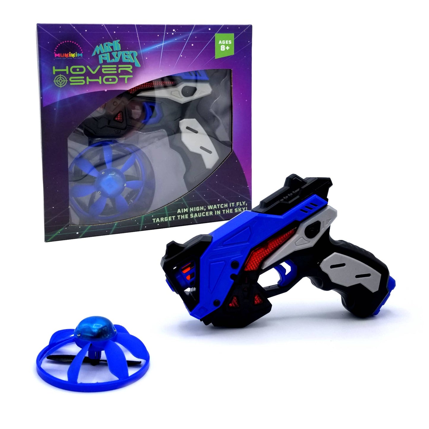 Hover Shot - Mini Flying Drone Operated By Infrared Toy Gun - Einstein's Attic
